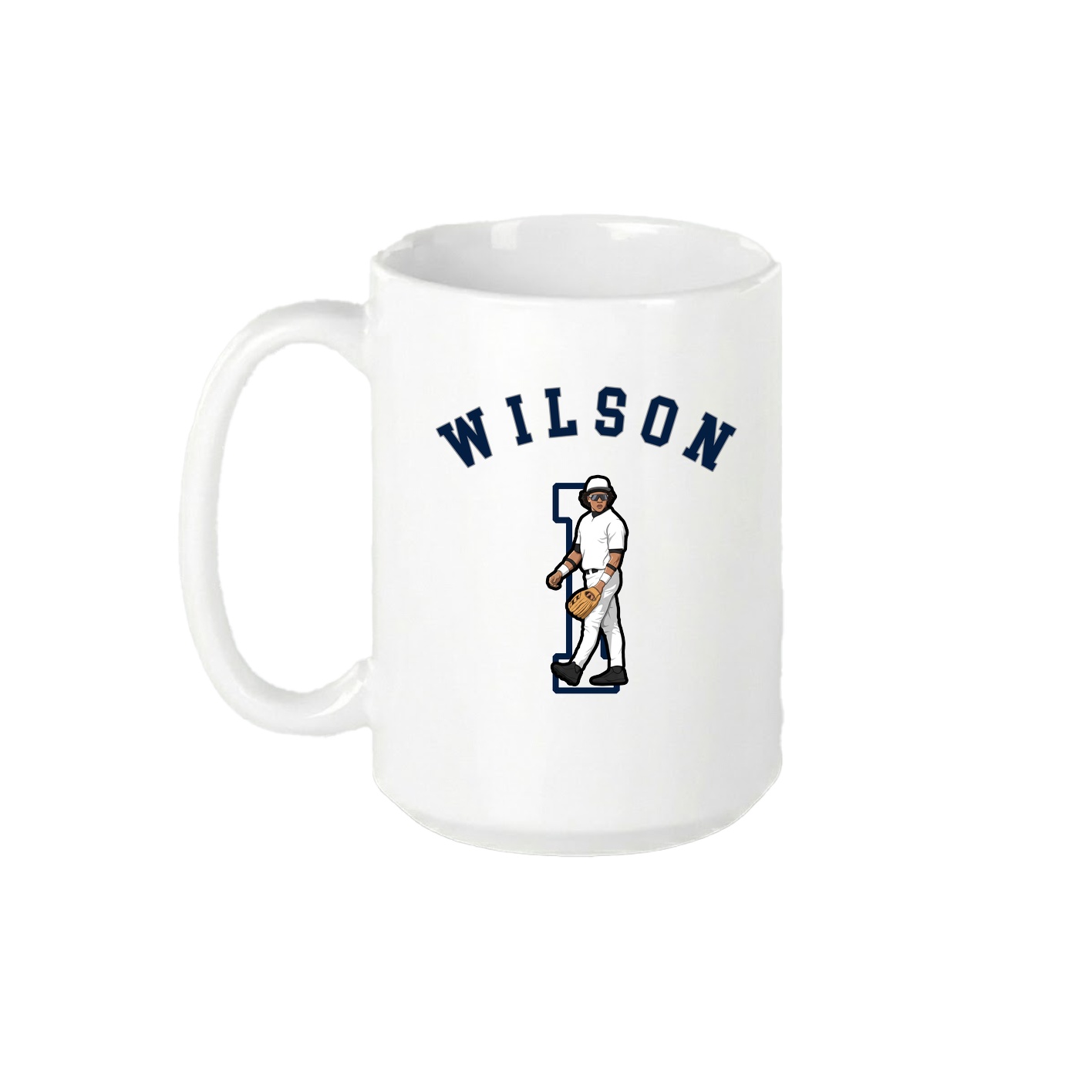 15oz Coffee Mug — Shirsey Arch in White