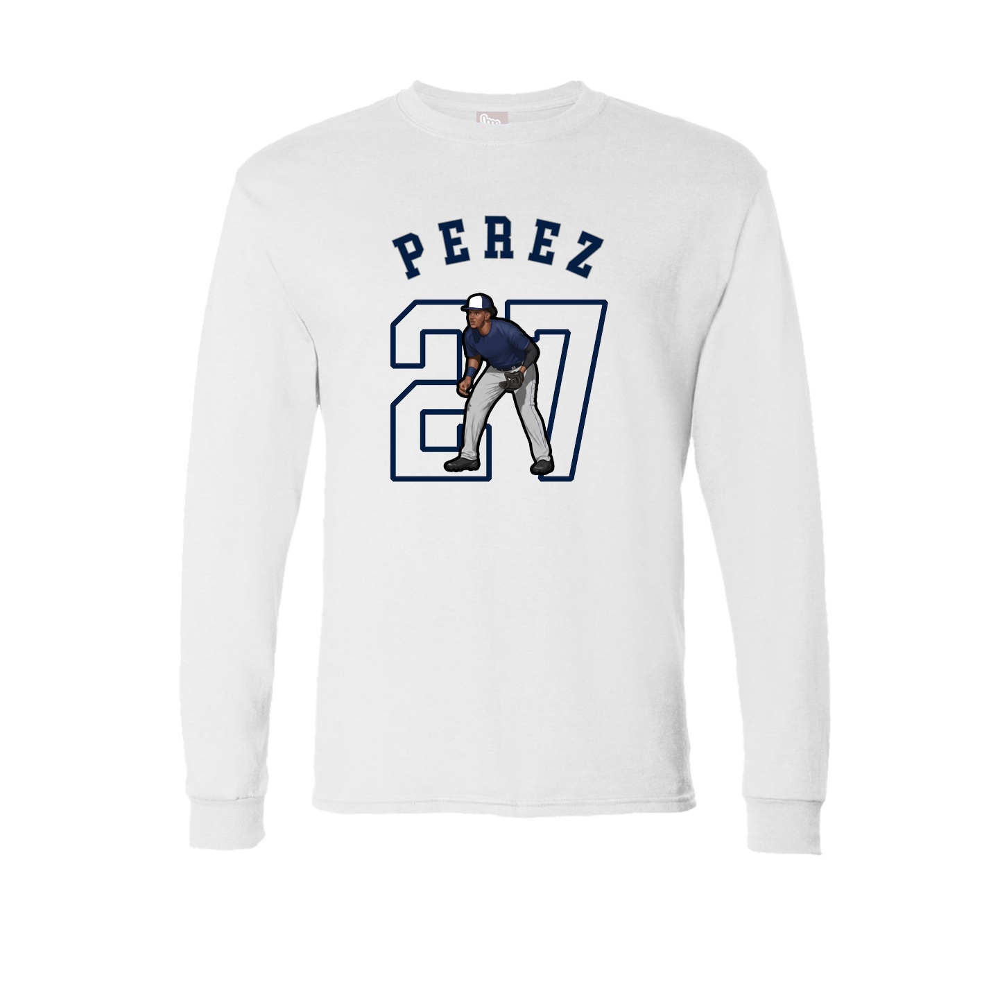 Long Sleeve Tee — Shirsey Arch in White