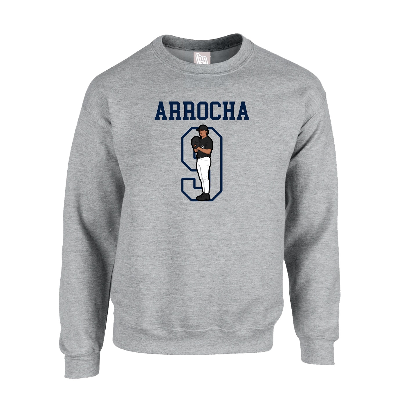Fleece Crew — Shirsey in Grey