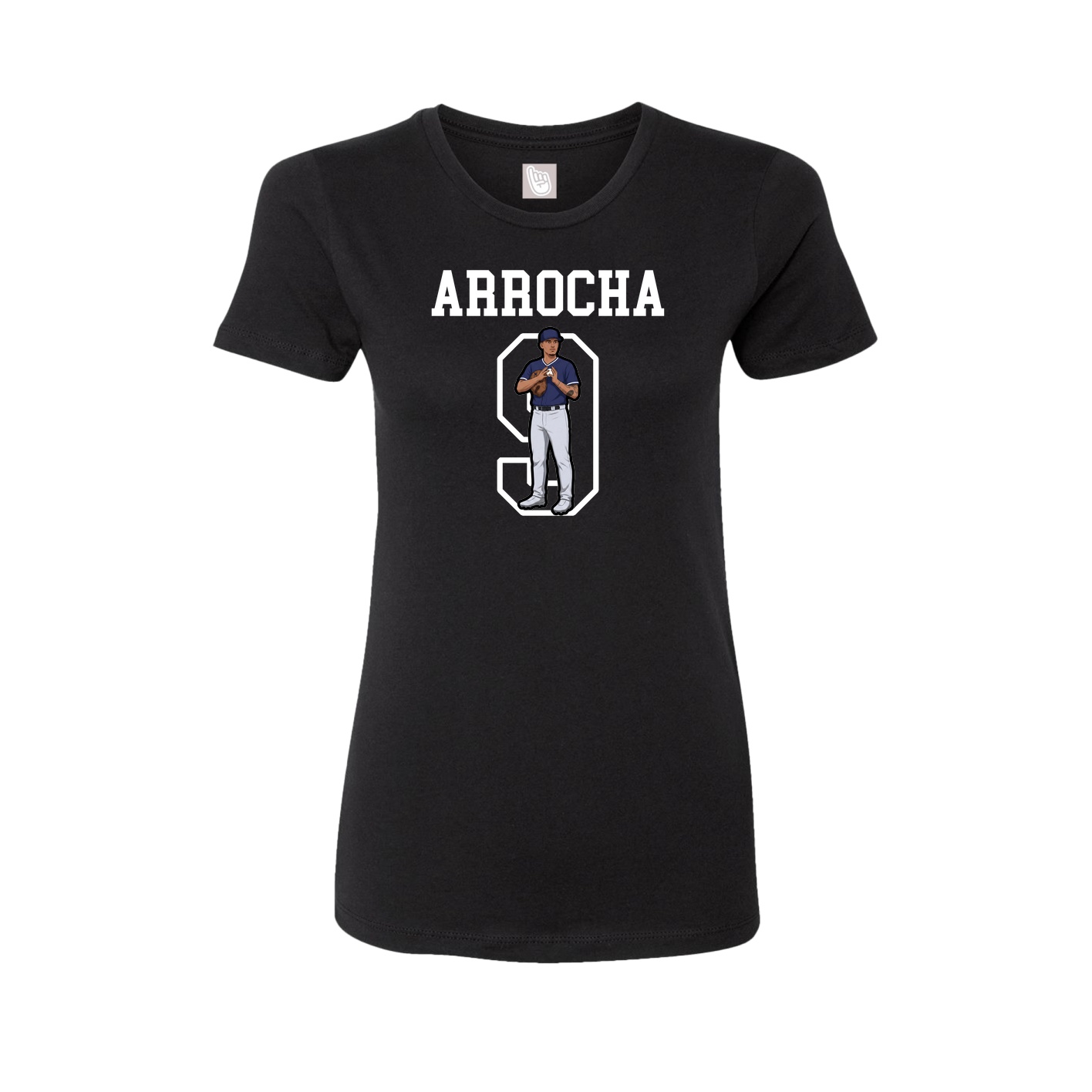 Fitted Women's Tee — Shirsey in Black