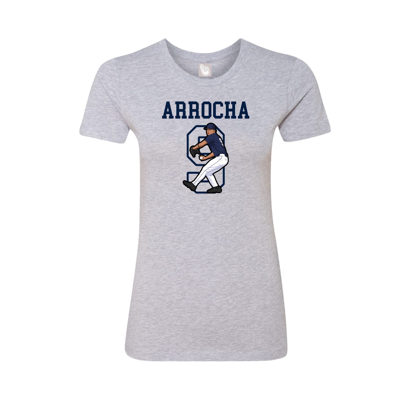 Fitted Women's Tee — Shirsey in Grey