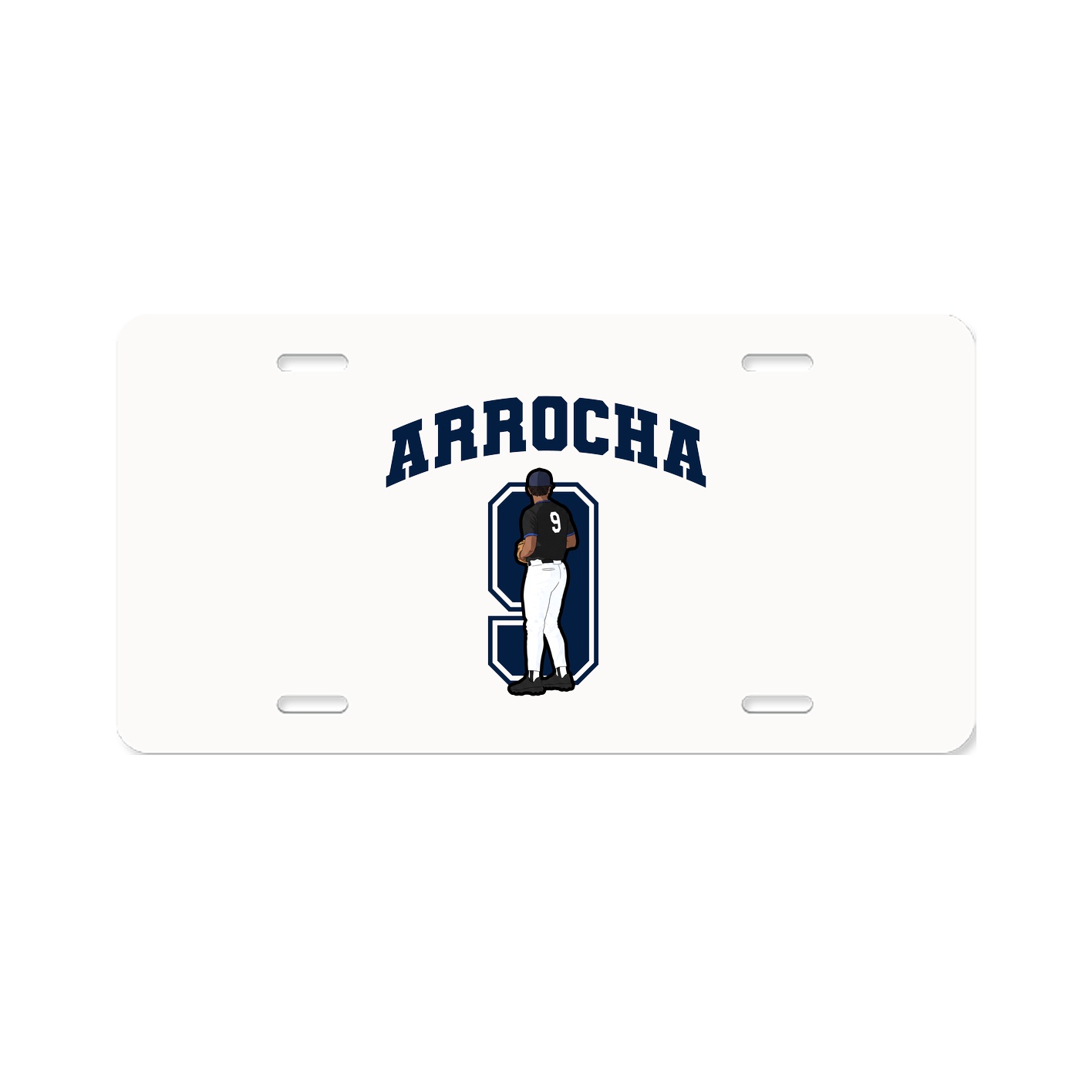 License Plate — Number in Classic