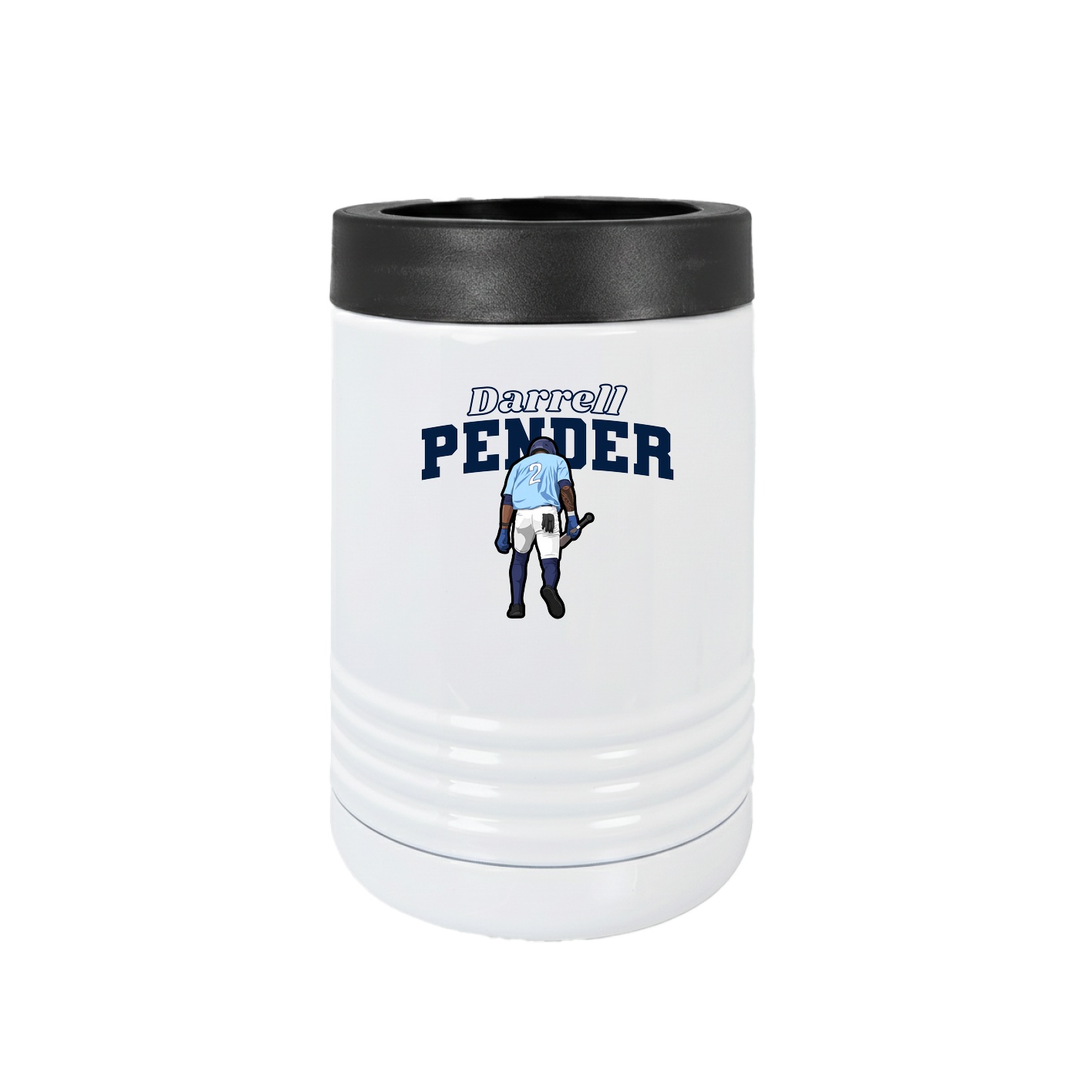 Beverage Holder — Name Arch in White