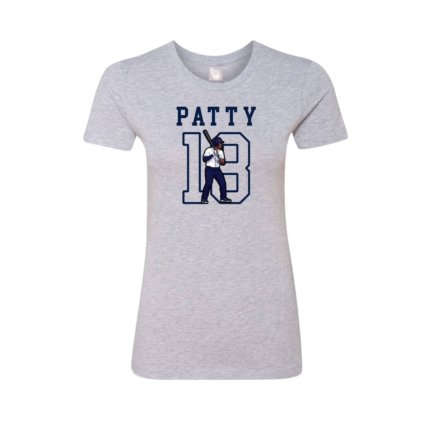 Fitted Women's Tee — Shirsey in Grey