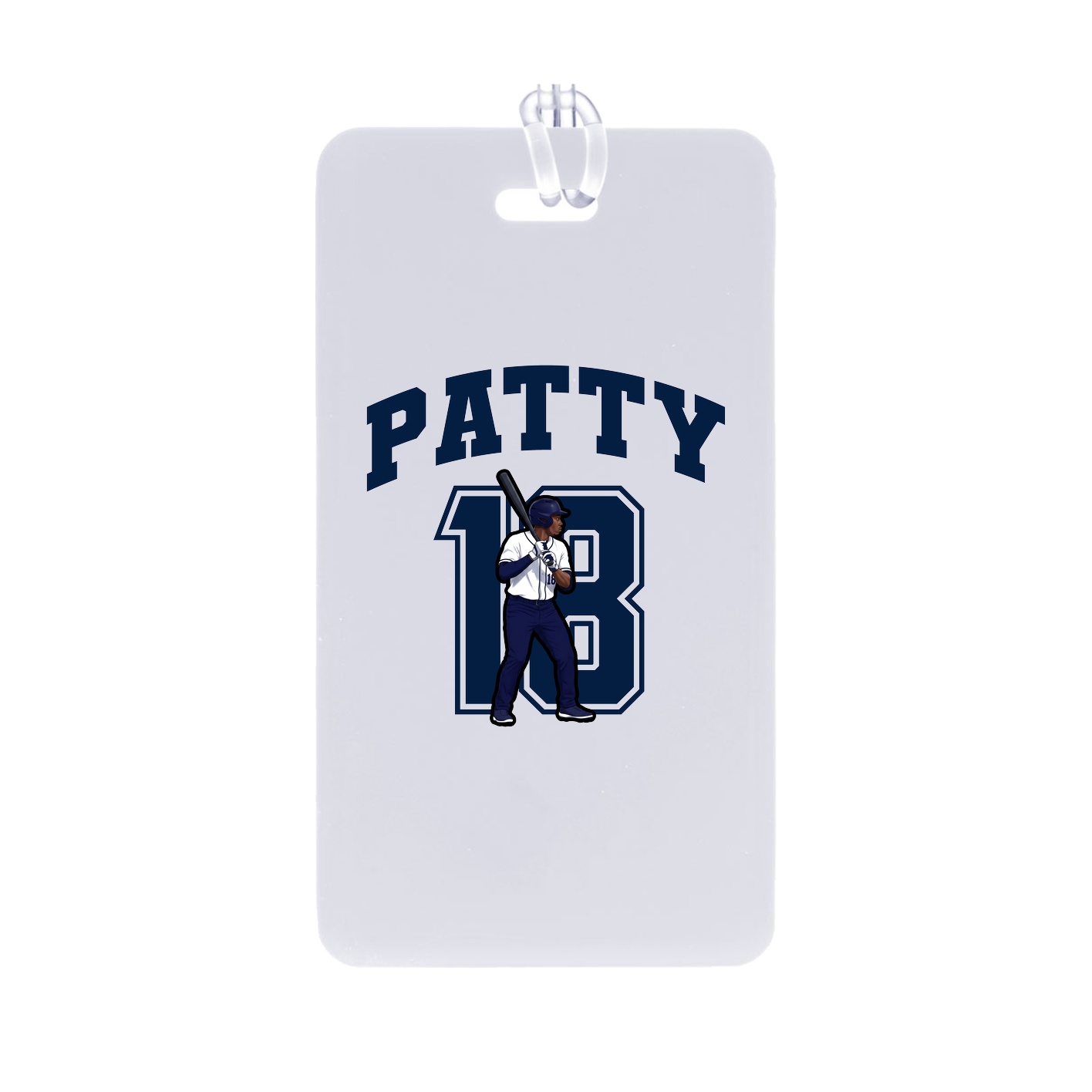 Bag Tag — Number in Classic