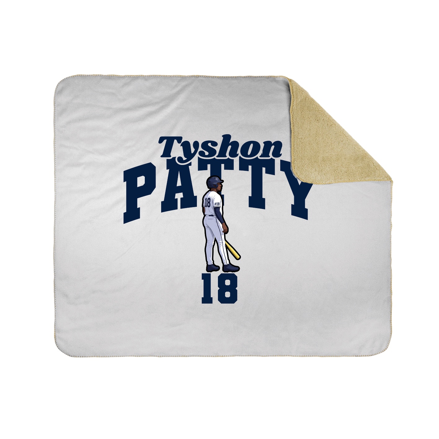 Throw Blanket — Signature Arch in White