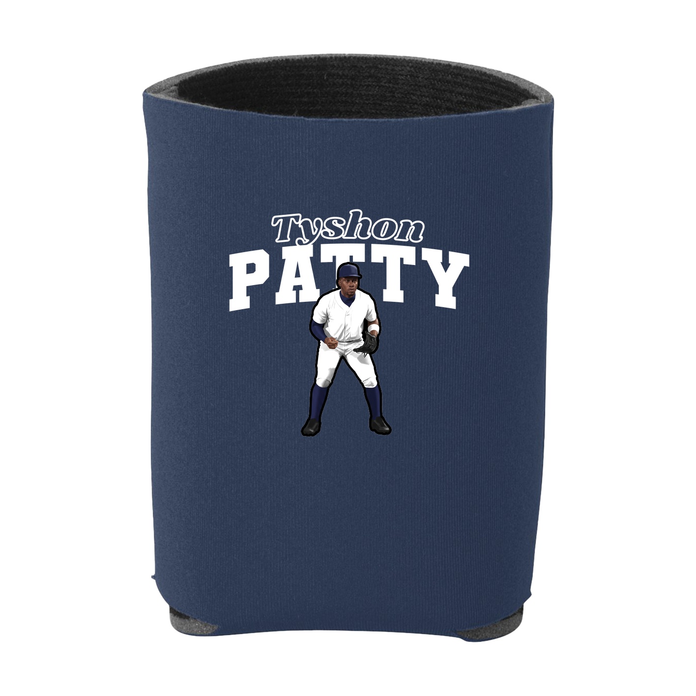 Can Holder — Name Arch in Navy