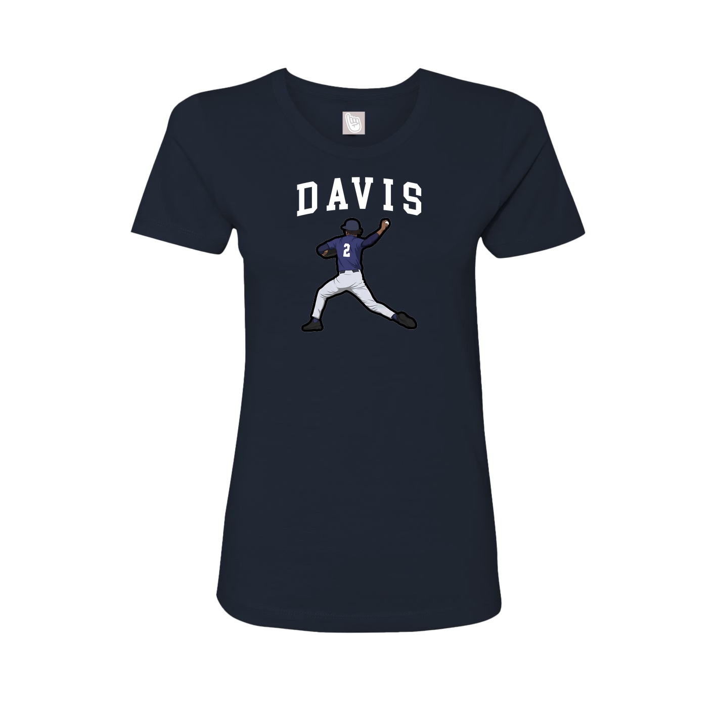 Fitted Women's Tee — Shirsey in Navy