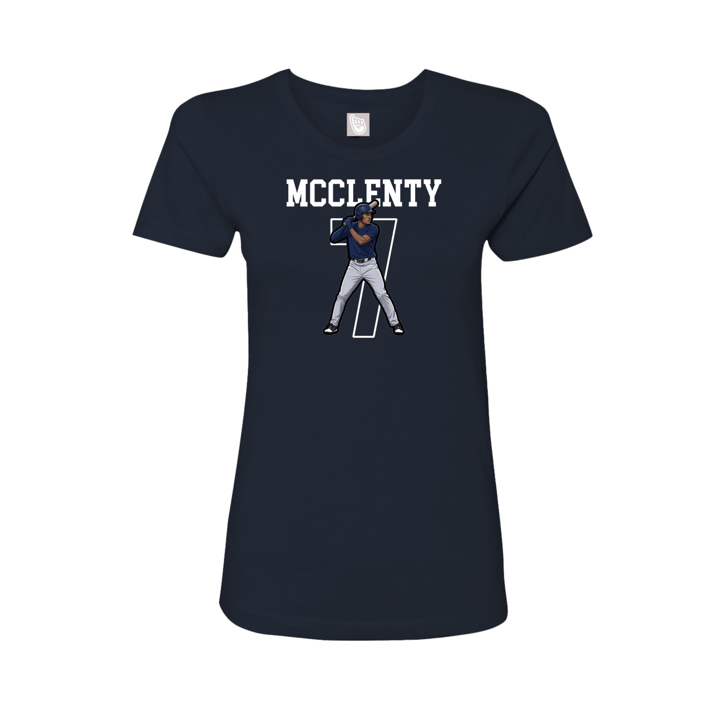Fitted Women's Tee — Shirsey in Navy