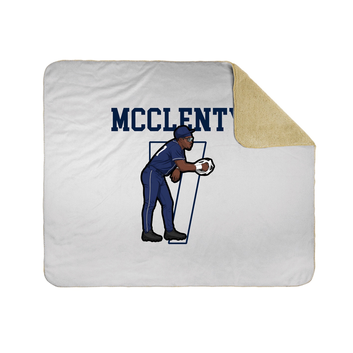 50x60 Sherpa Lined Throw Blanket