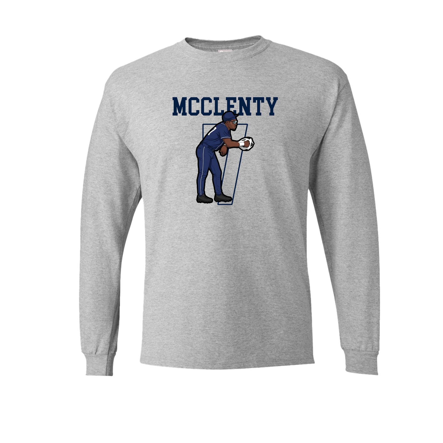 Long Sleeve Tee — Shirsey in Grey