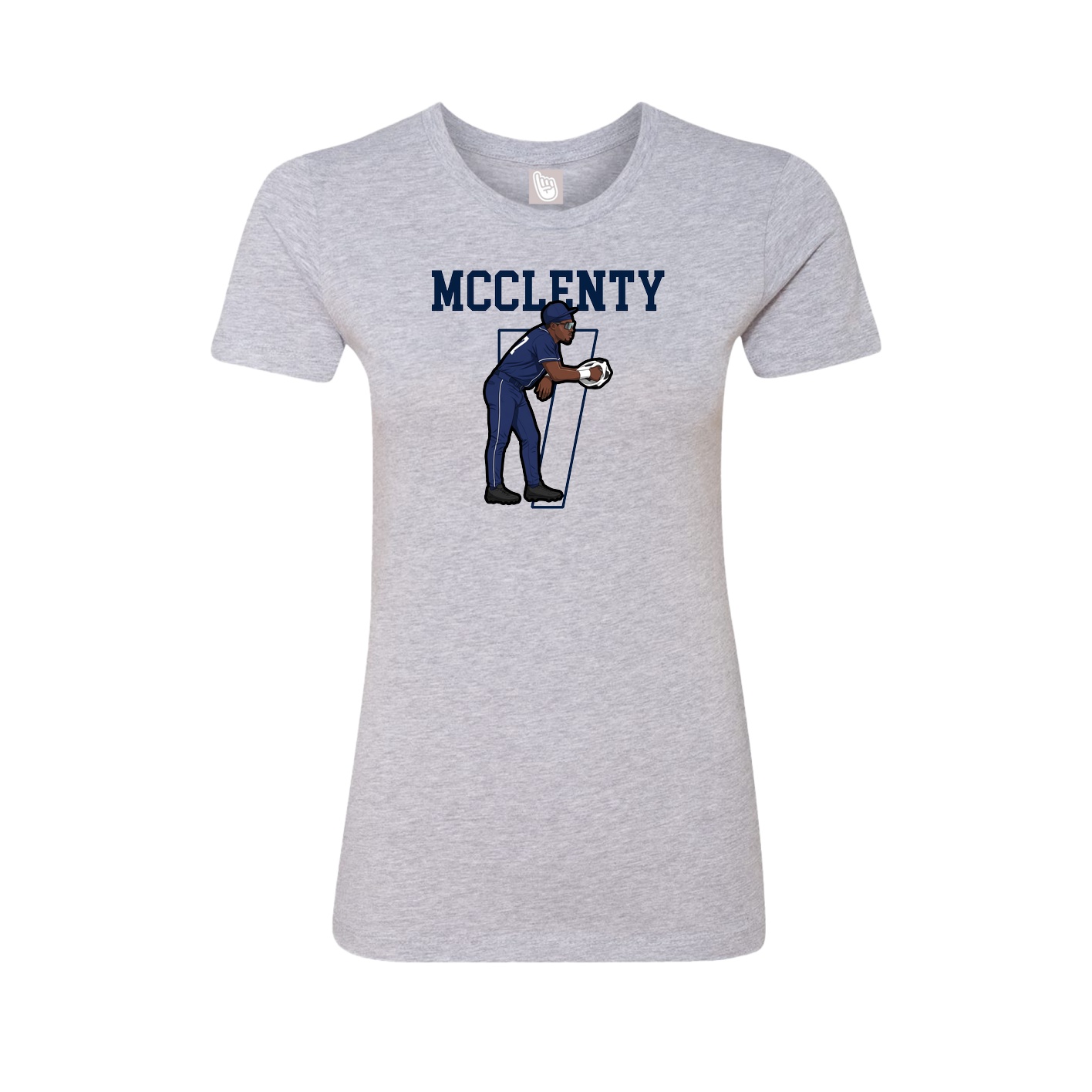 Fitted Women's Tee — Shirsey in Grey