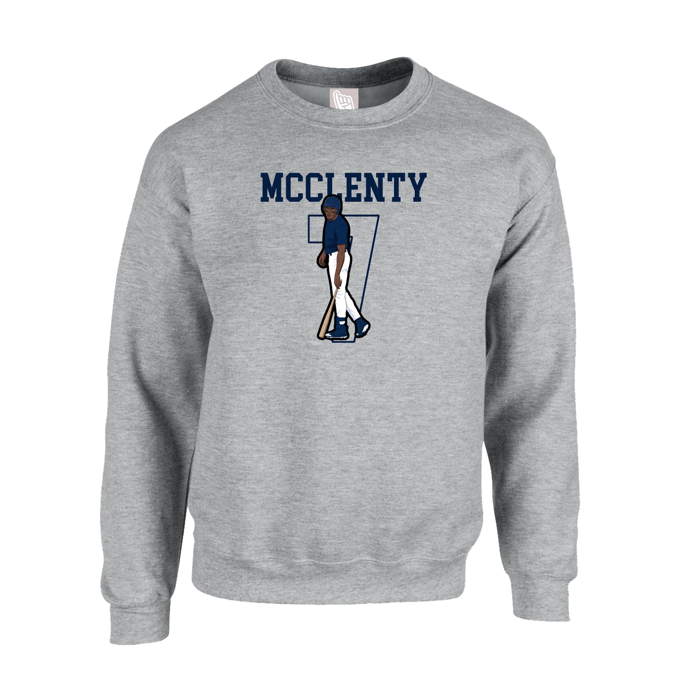 Fleece Crew — Shirsey in Grey