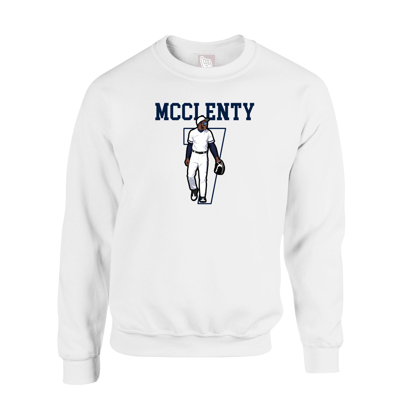 Fleece Crew — Shirsey in White