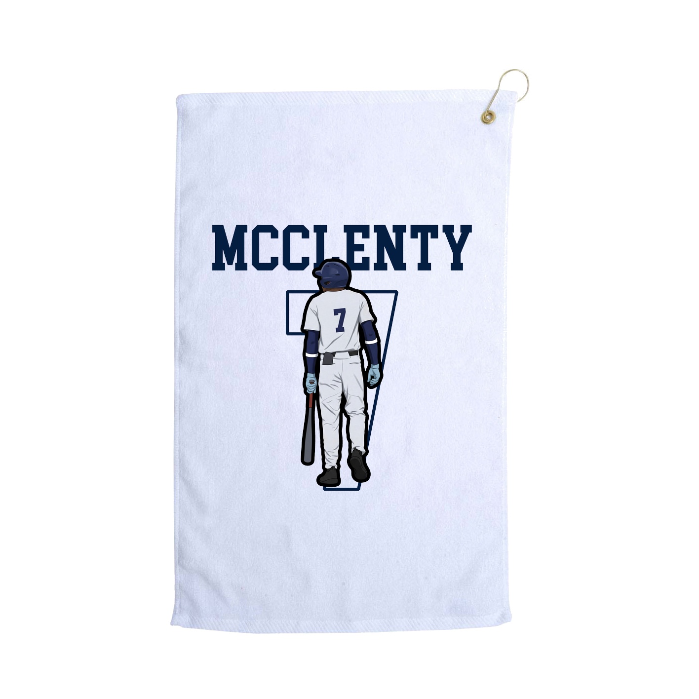 Golf Towel — Shirsey in White