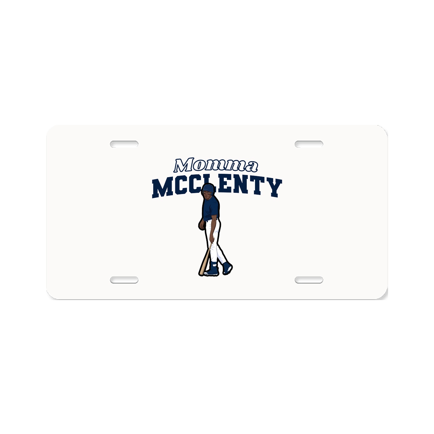 License Plate — Mothers Day Block in Classic
