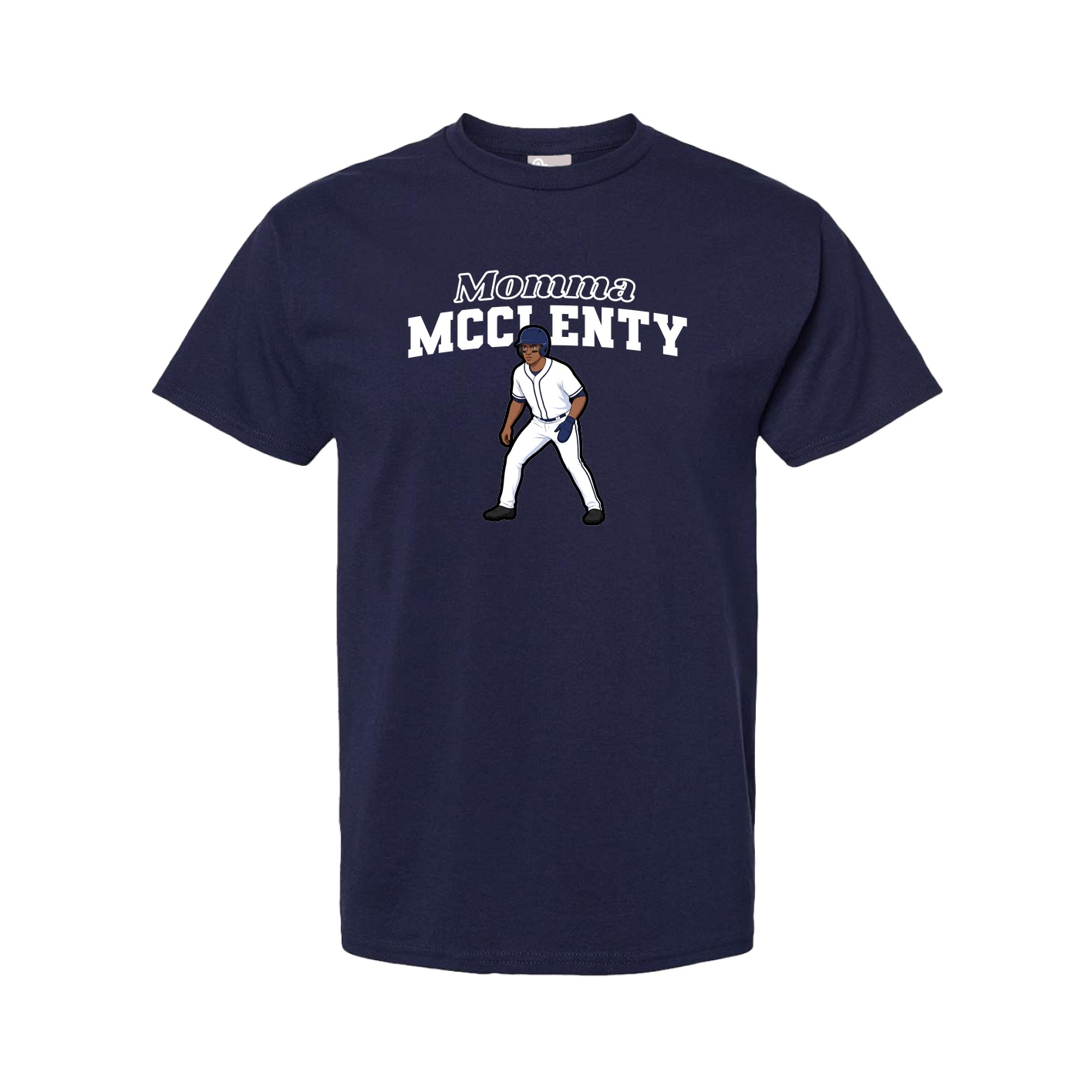 Youth Tee — Mothers Day Block in Navy