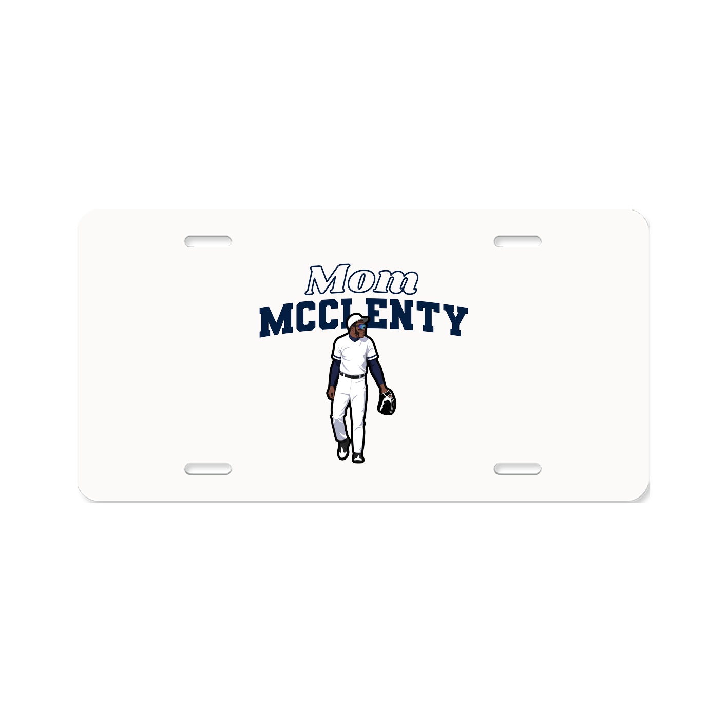 License Plate — Mothers Day Block in Classic