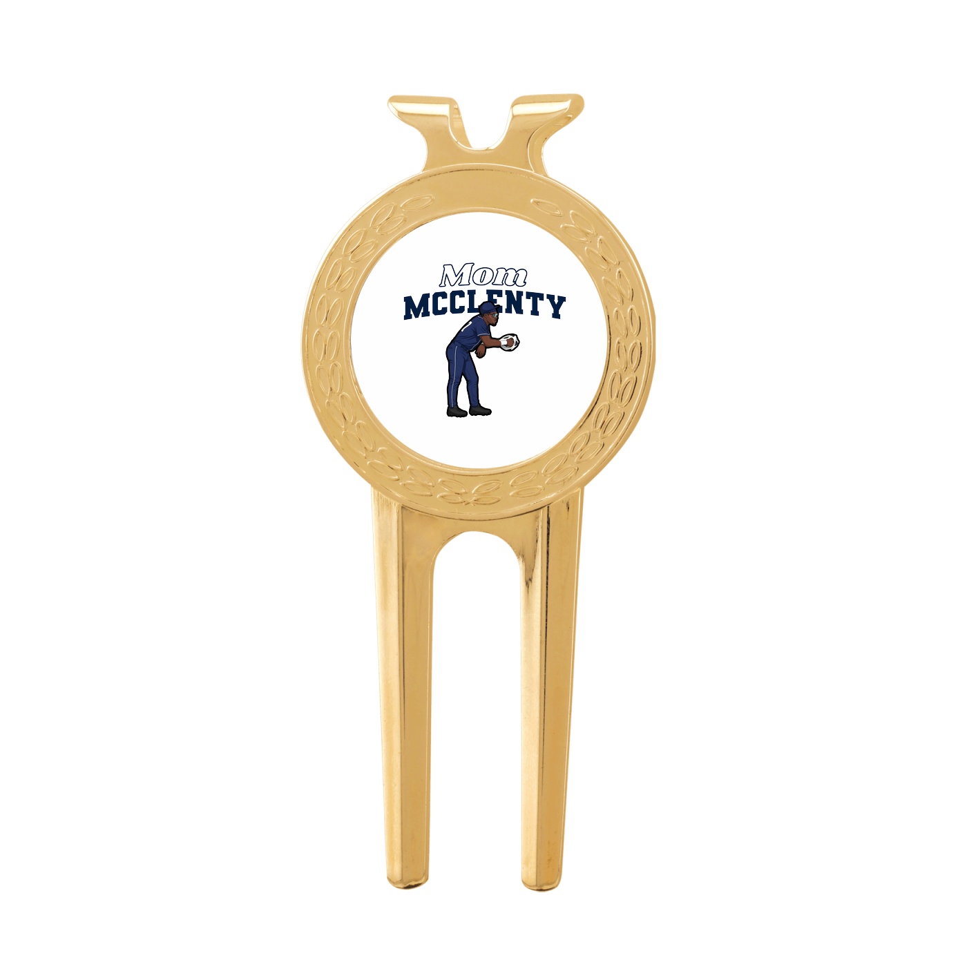 Divot Tool with Ball Marker — Mothers Day Block in Classic