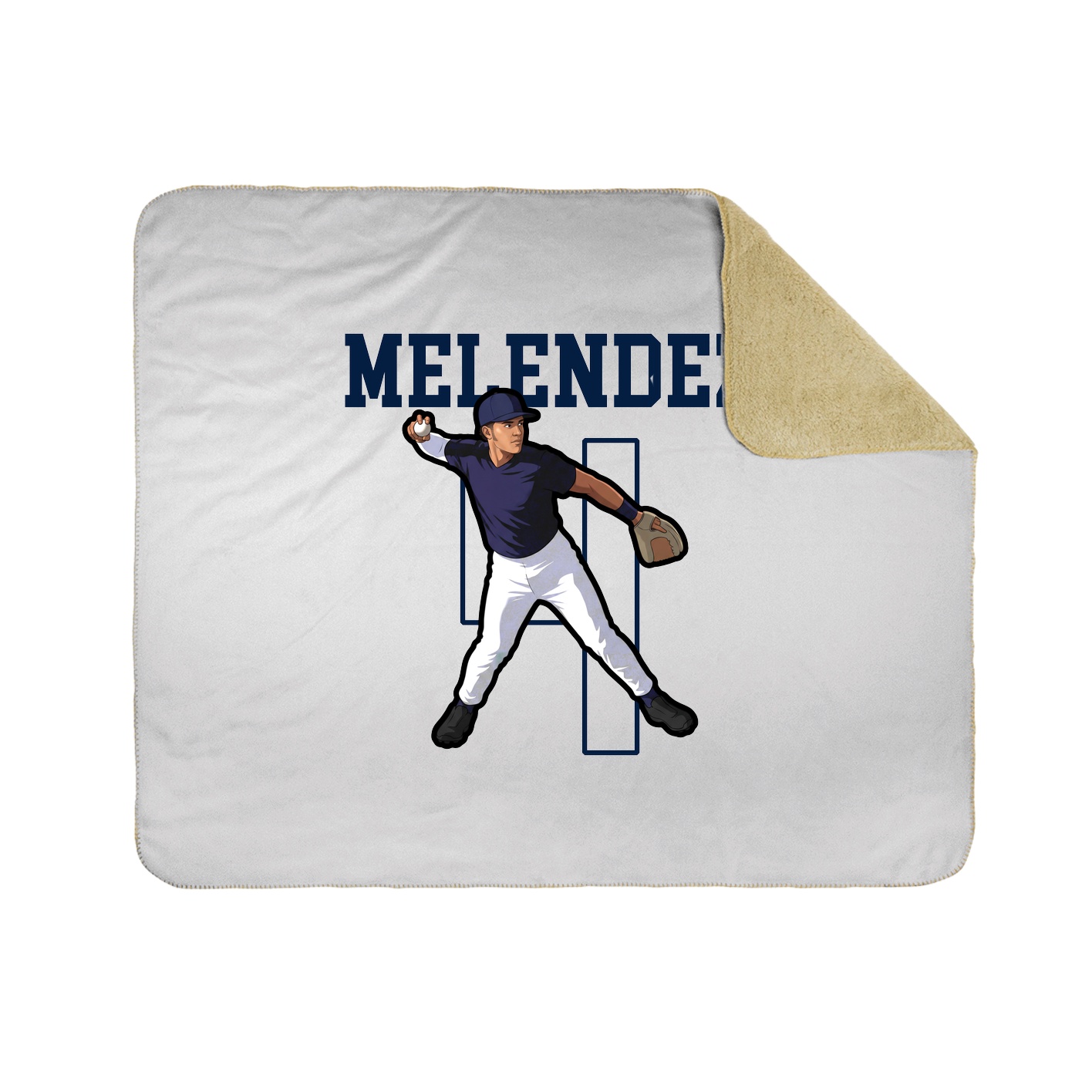 Throw Blanket — Shirsey in White