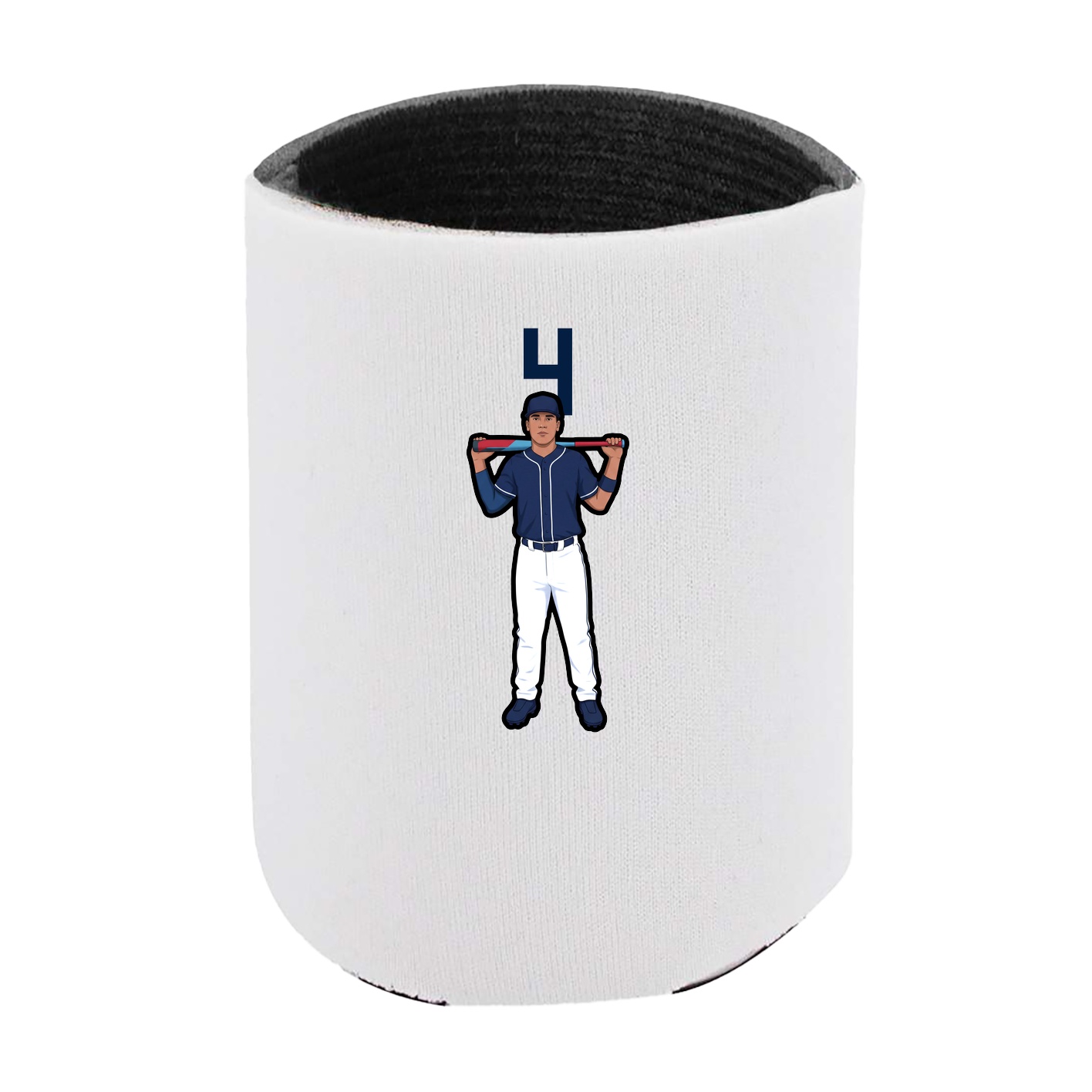 Can Holder — Number Top in White