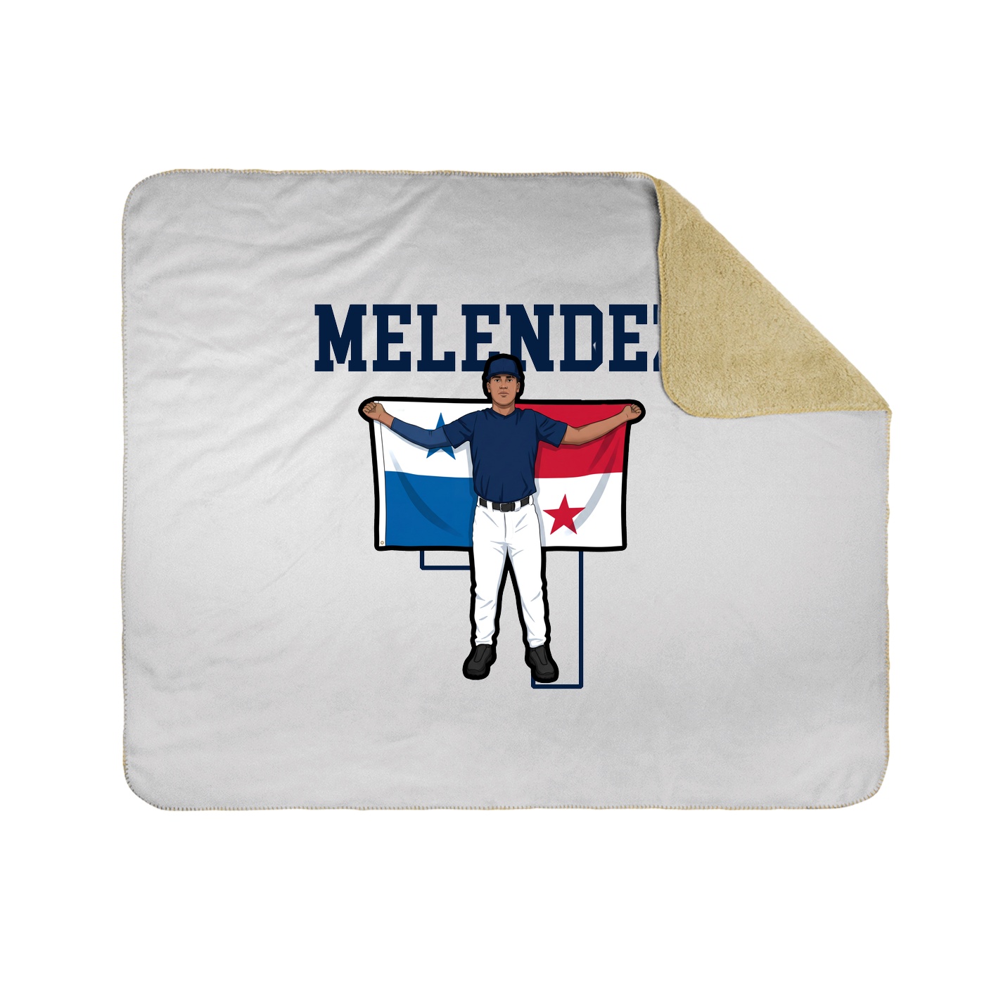 Throw Blanket — Shirsey in White