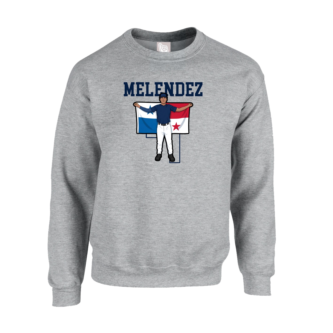 Fleece Crew — Shirsey in Grey