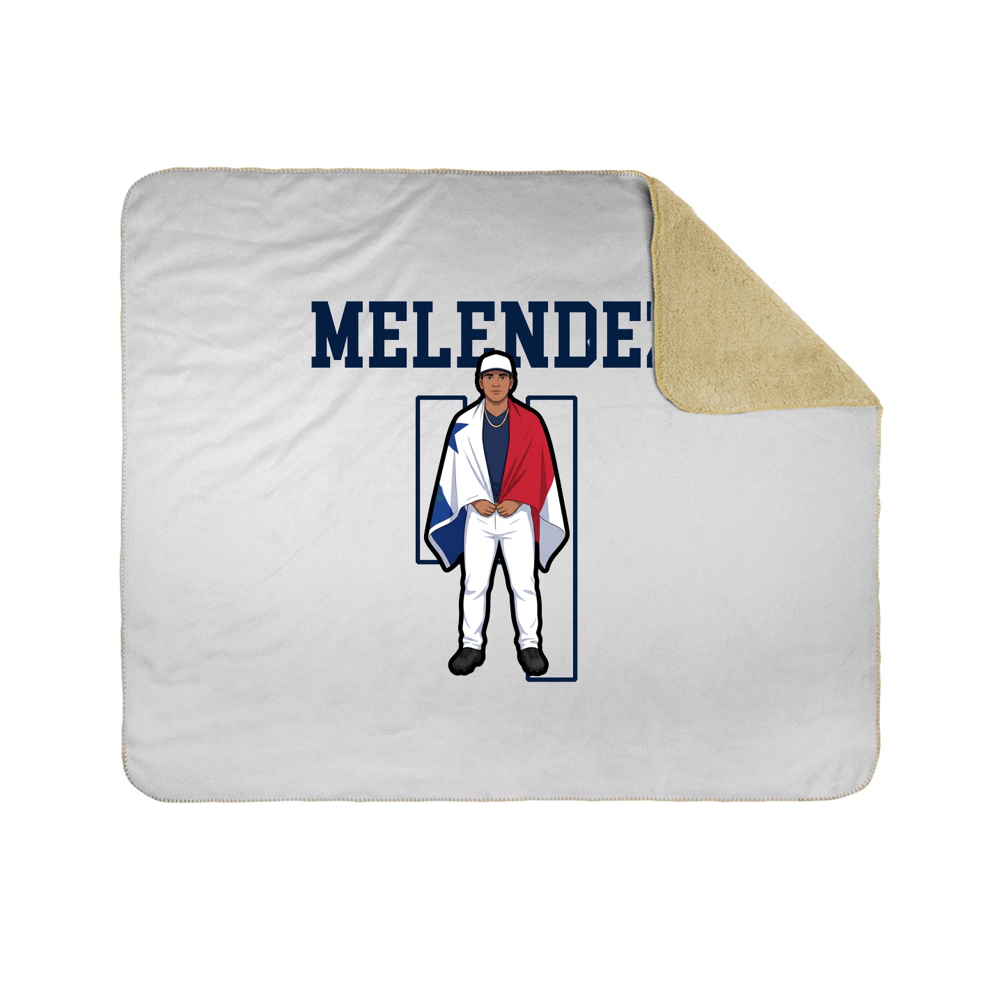 Throw Blanket — Shirsey in White