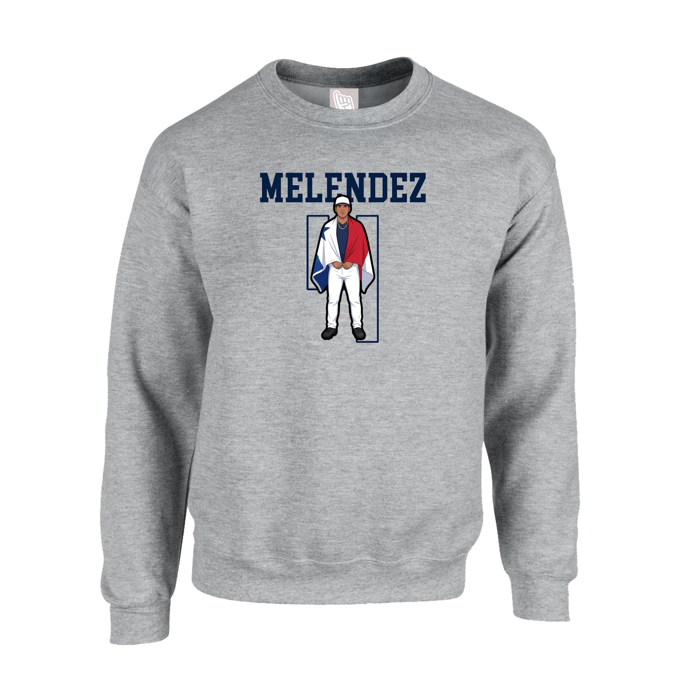 Fleece Crew — Shirsey in Grey