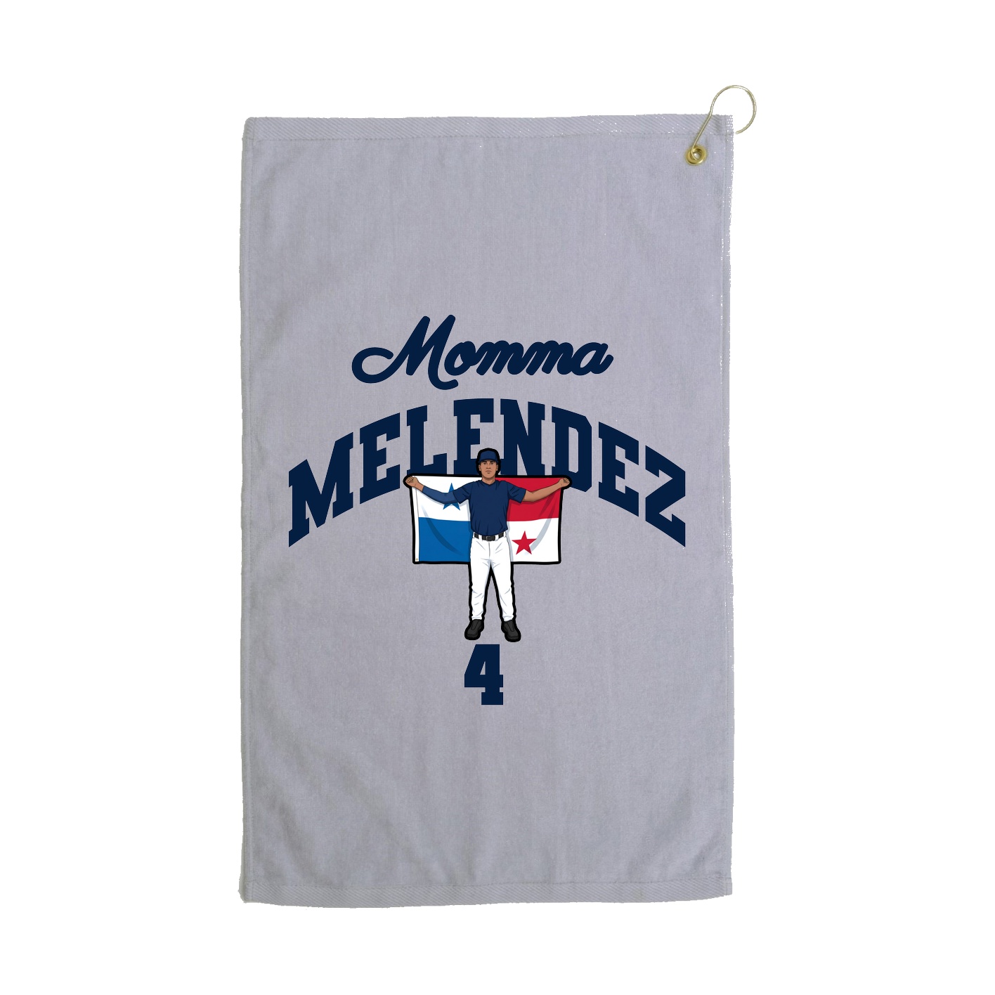 Golf Towel — Mothers Day Arch in Grey