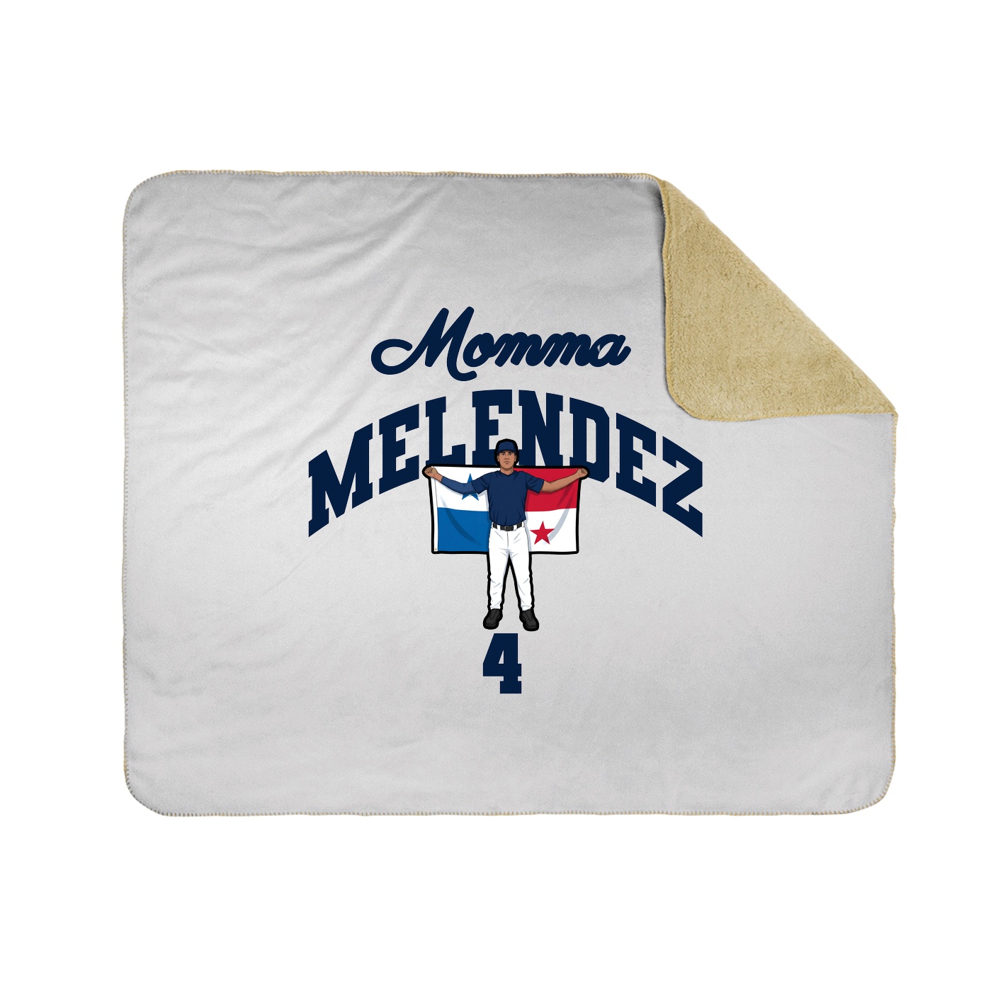 Throw Blanket — Mothers Day Arch in White