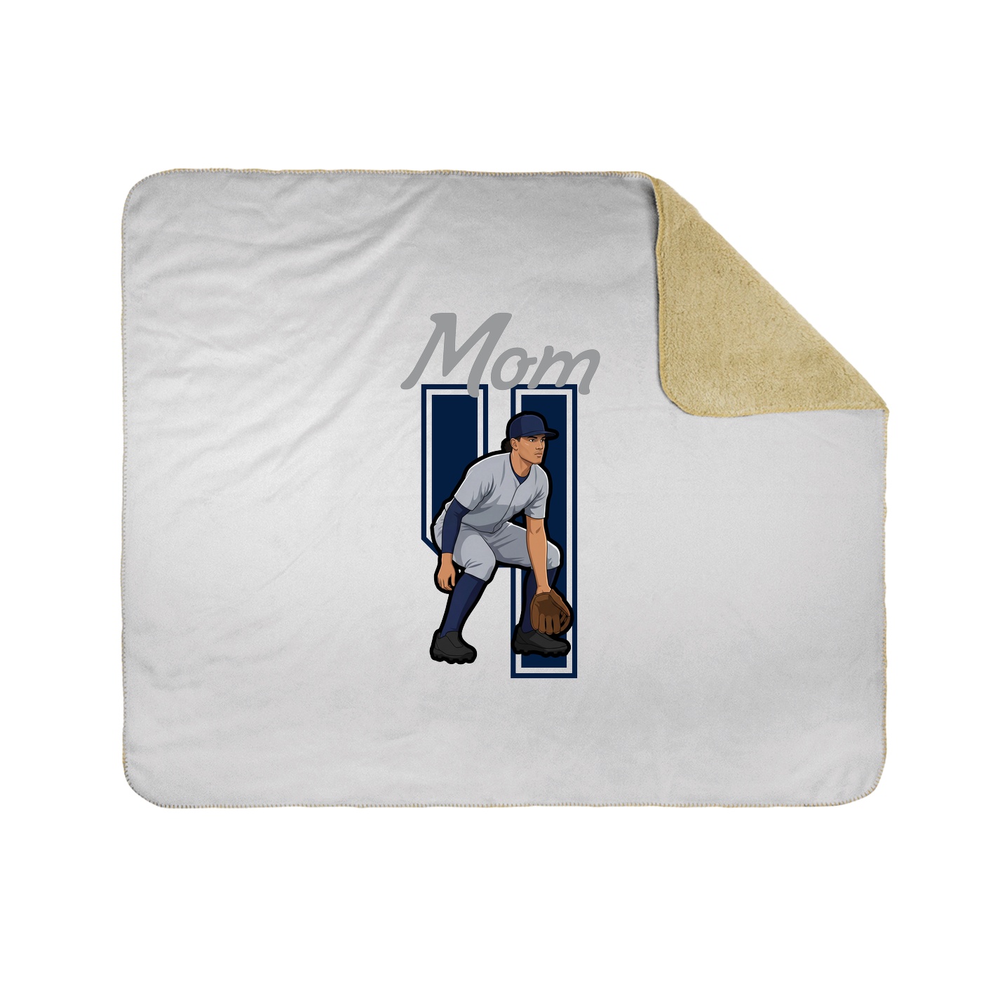 Throw Blanket — Mothers Day Shirsey in White