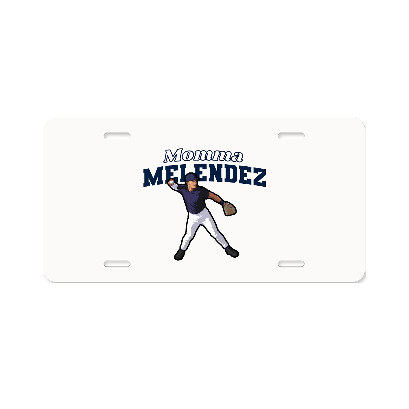 License Plate — Mothers Day Block in Classic