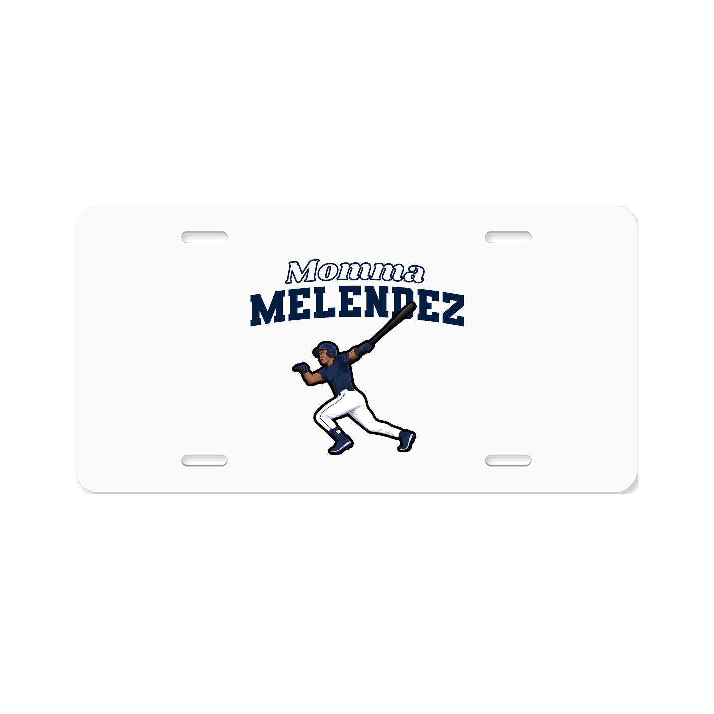License Plate — Mothers Day Block in Classic