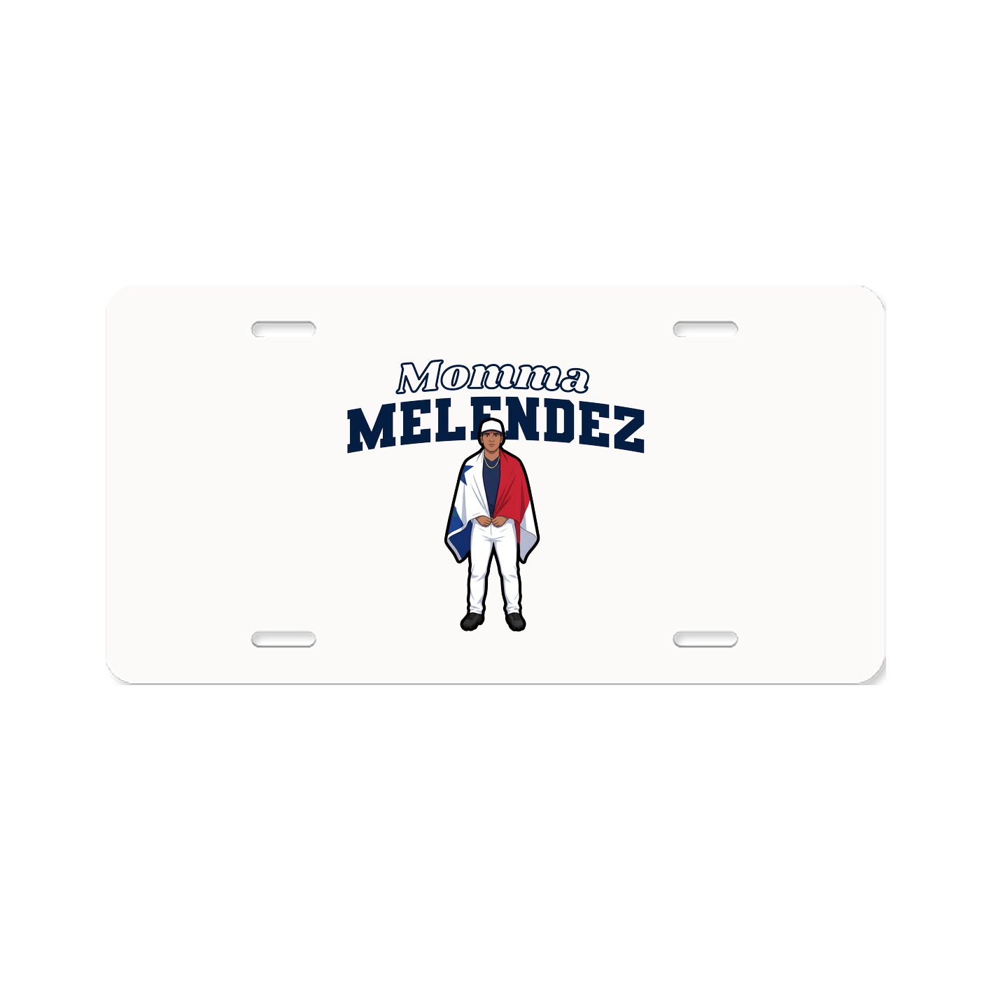 License Plate — Mothers Day Block in Classic