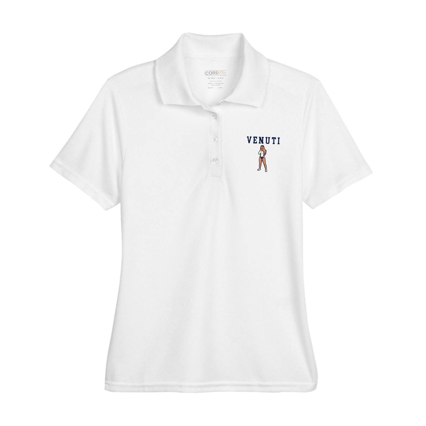 Womens Performance Polo — Shirsey in White