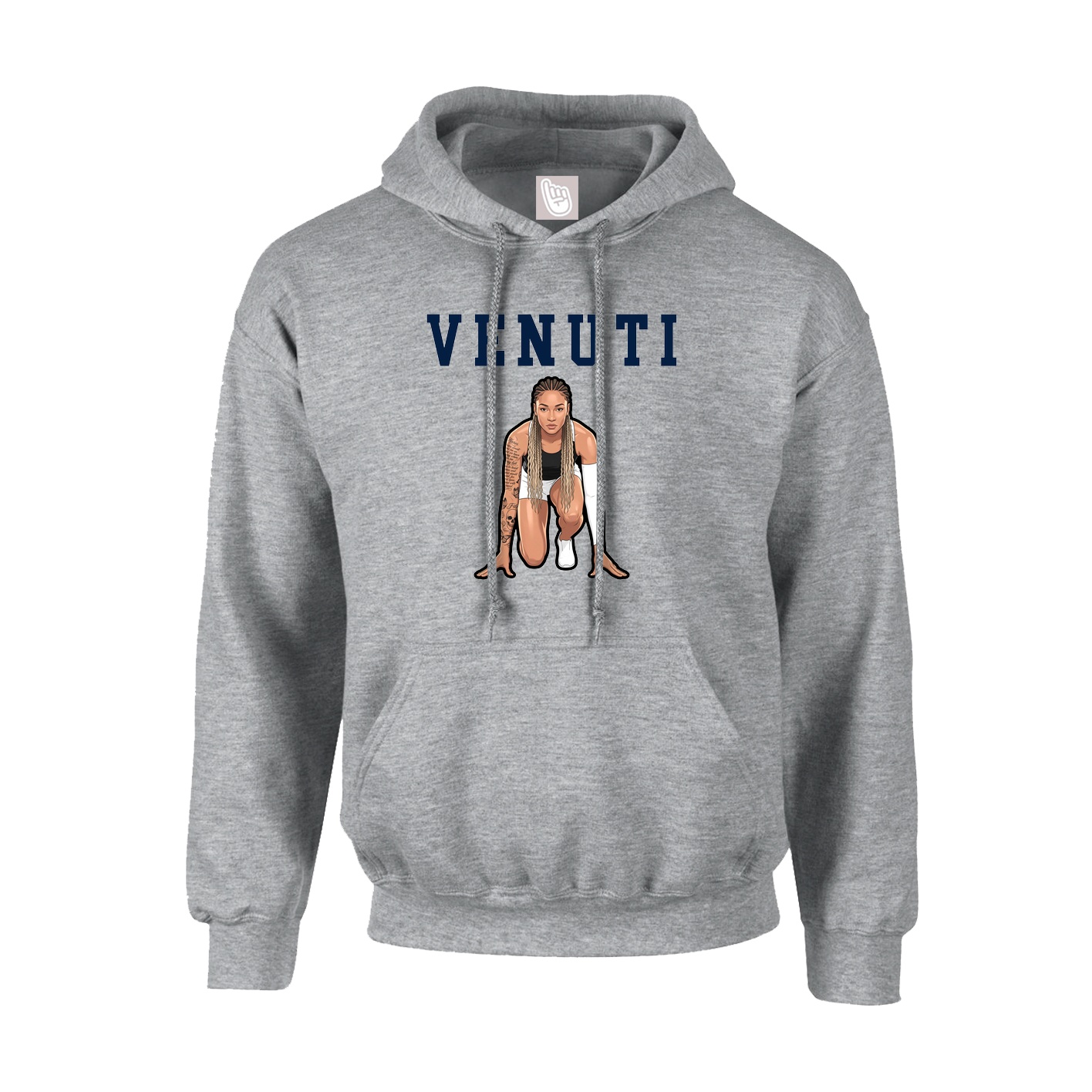 Hoodie — Shirsey in Grey