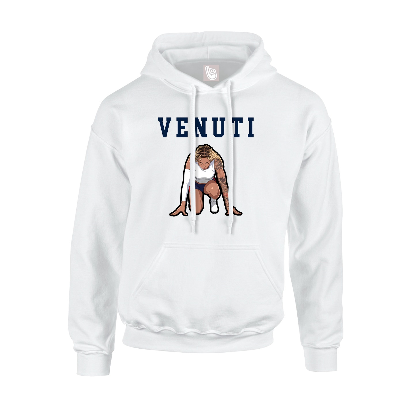 Hoodie — Shirsey in White