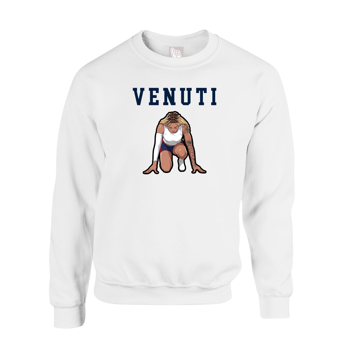 Fleece Crew — Shirsey in White