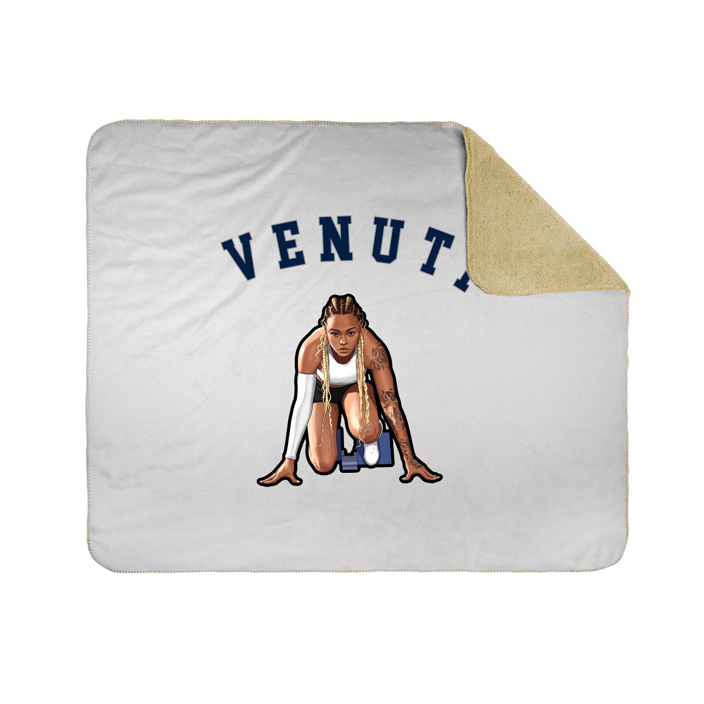 Throw Blanket — Shirsey Arch in White