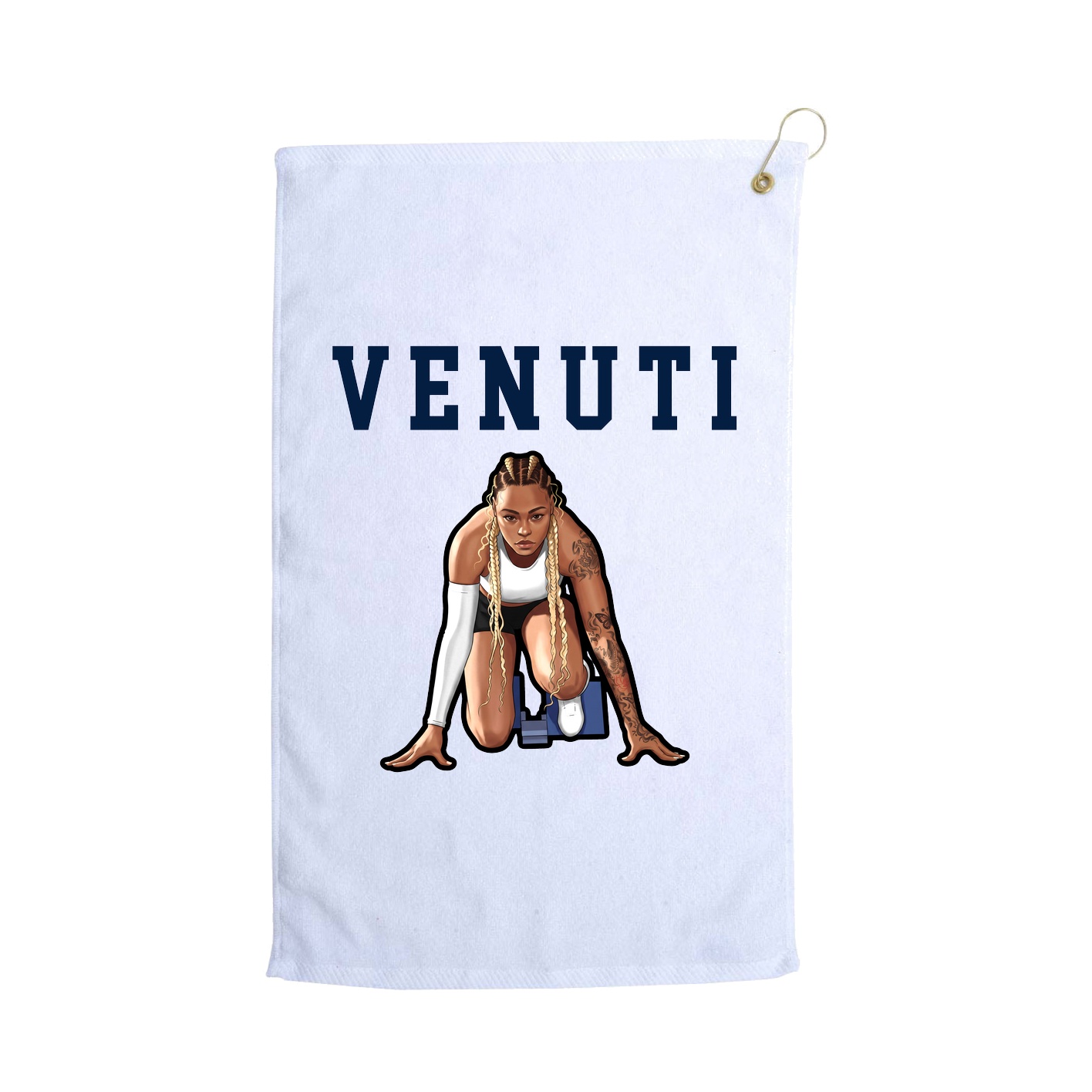 Golf Towel — Shirsey in White