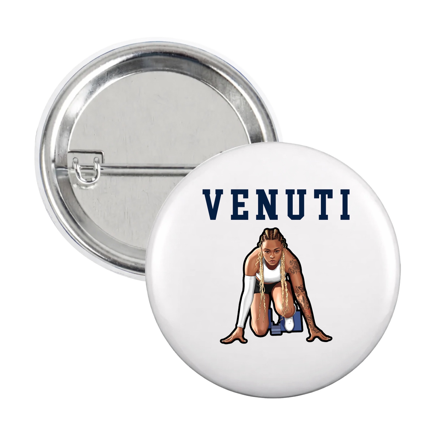 Game Day Button — Shirsey in White