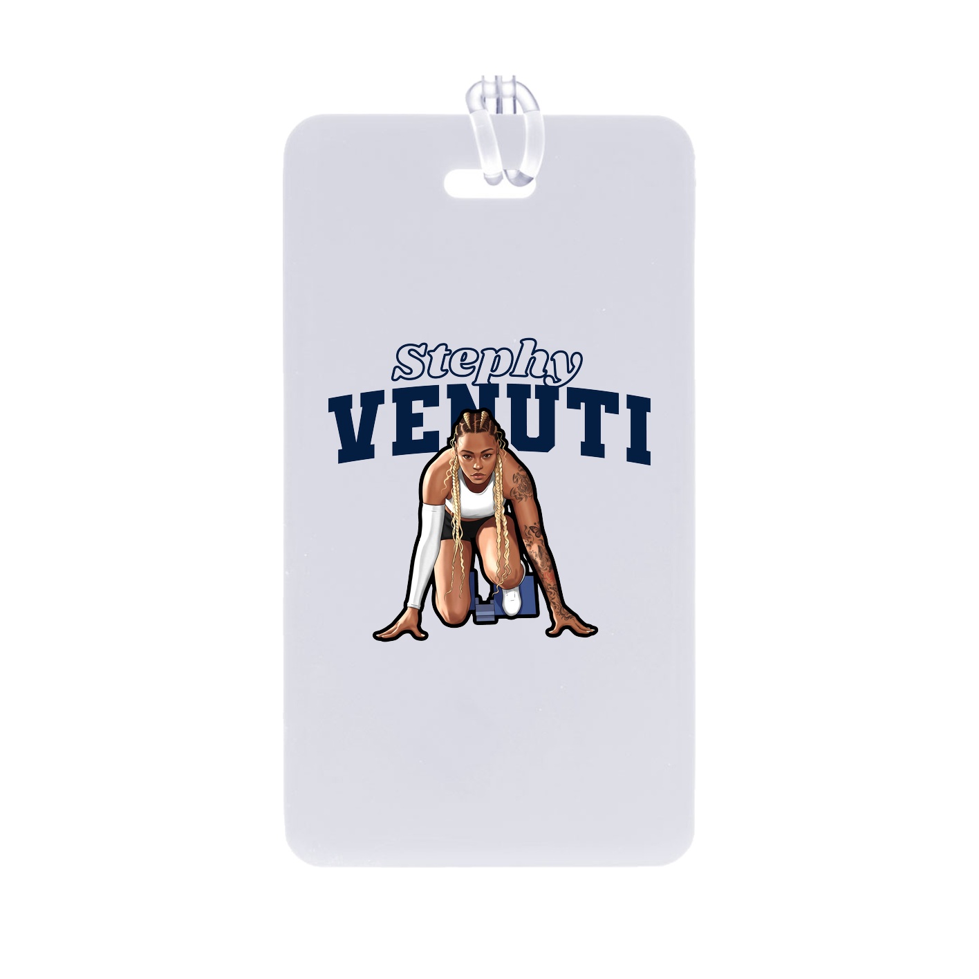 Bag Tag — Name Arch in Classic