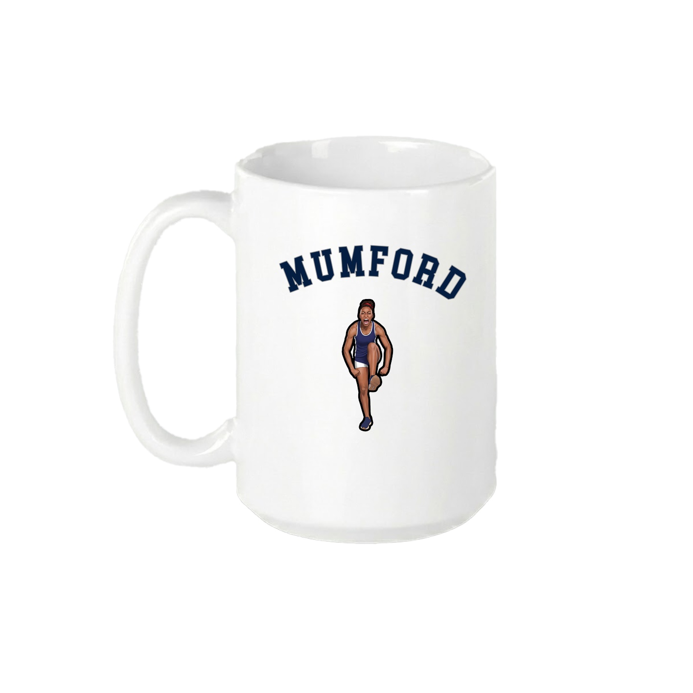 15oz Coffee Mug — Shirsey Arch in White