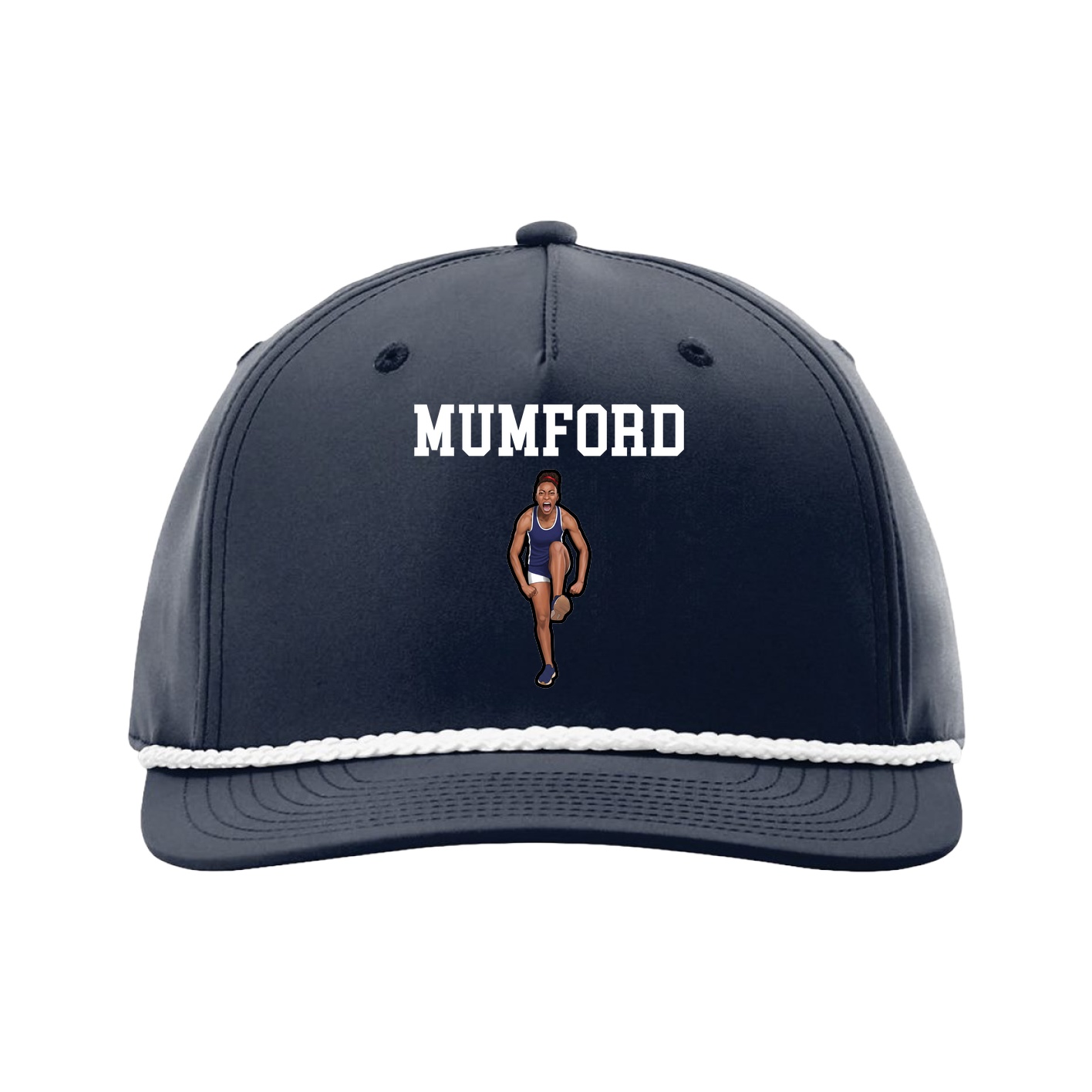 Five-Panel Classic Rope Cap — Shirsey in Navy