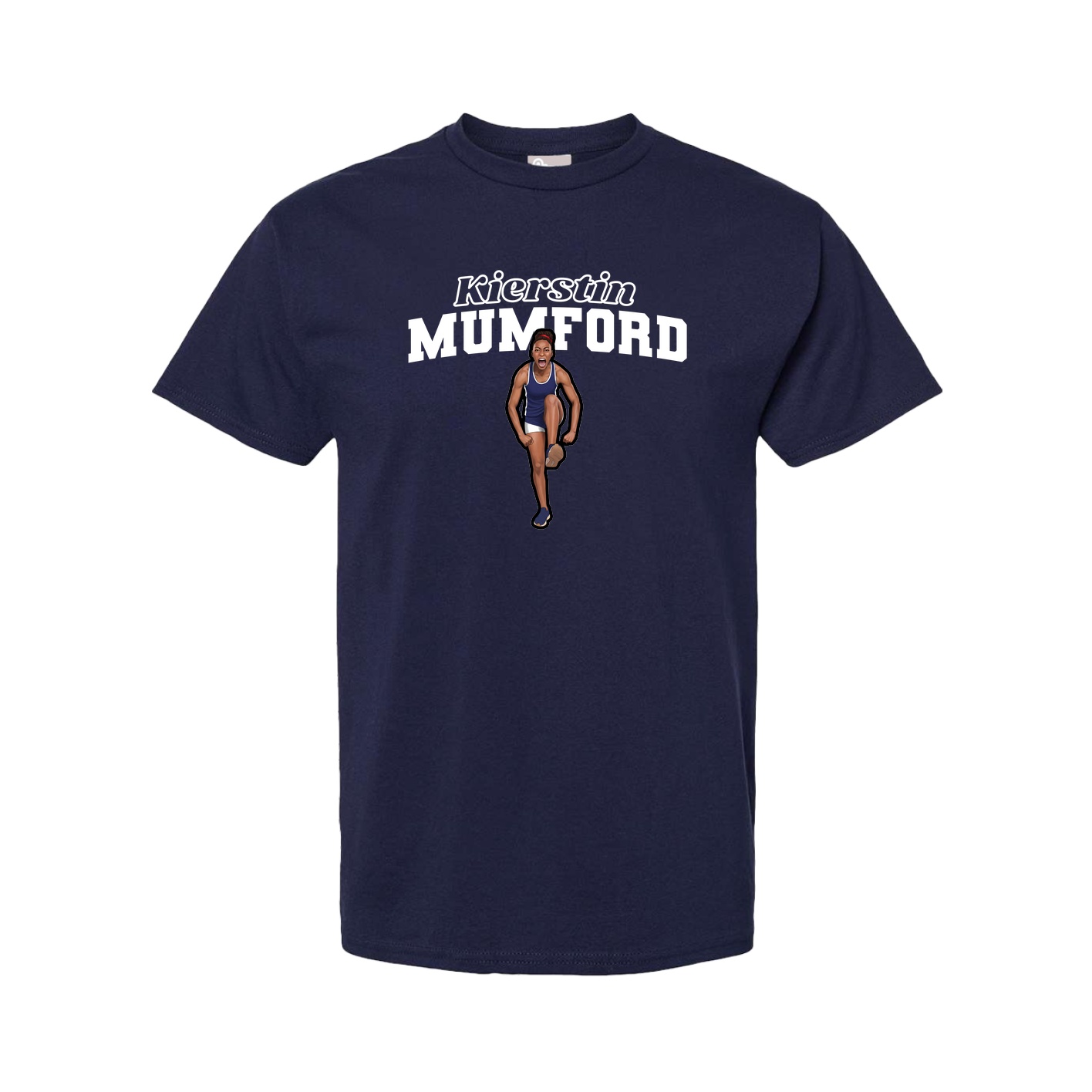 Tee — Name Arch in Navy