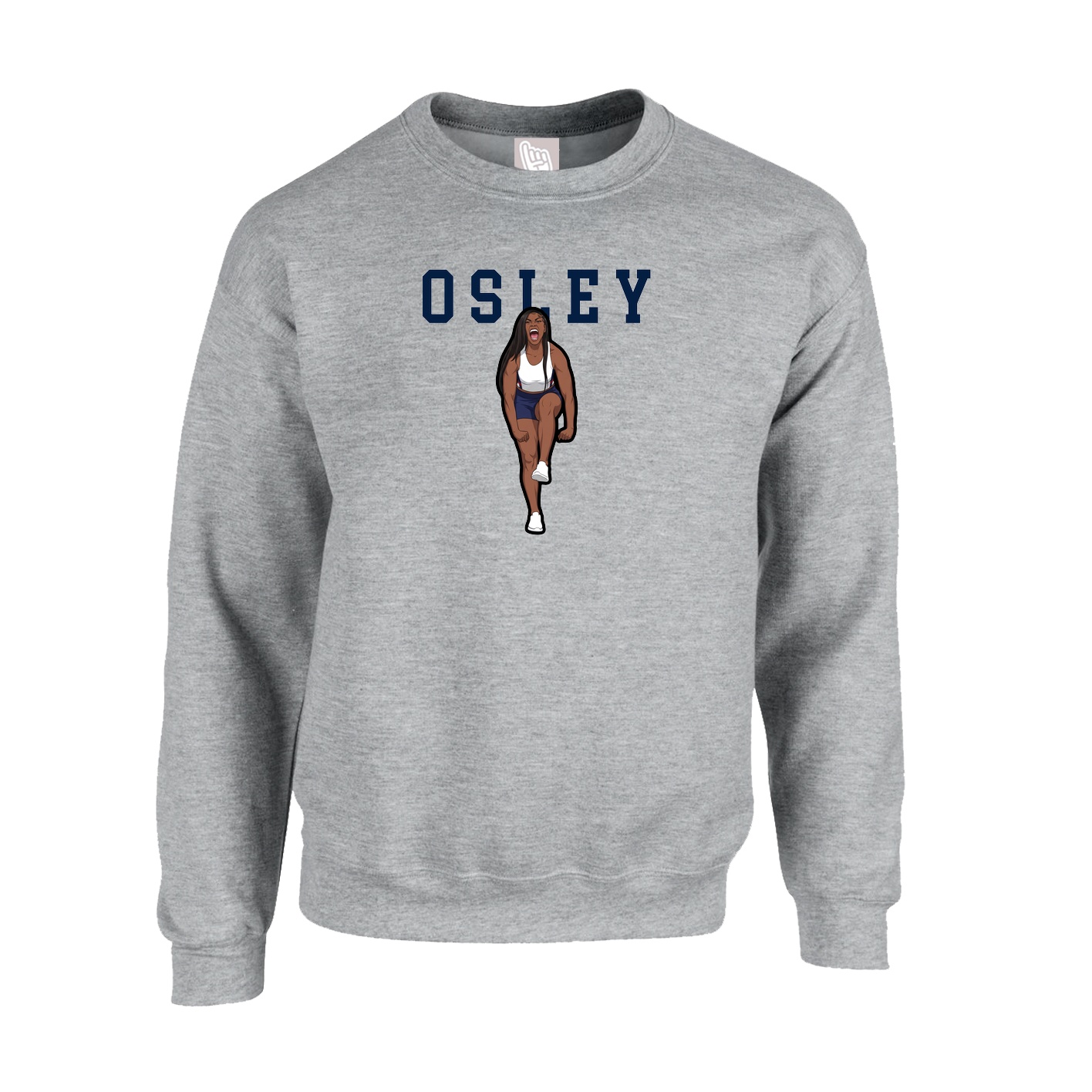 Fleece Crew — Shirsey in Grey