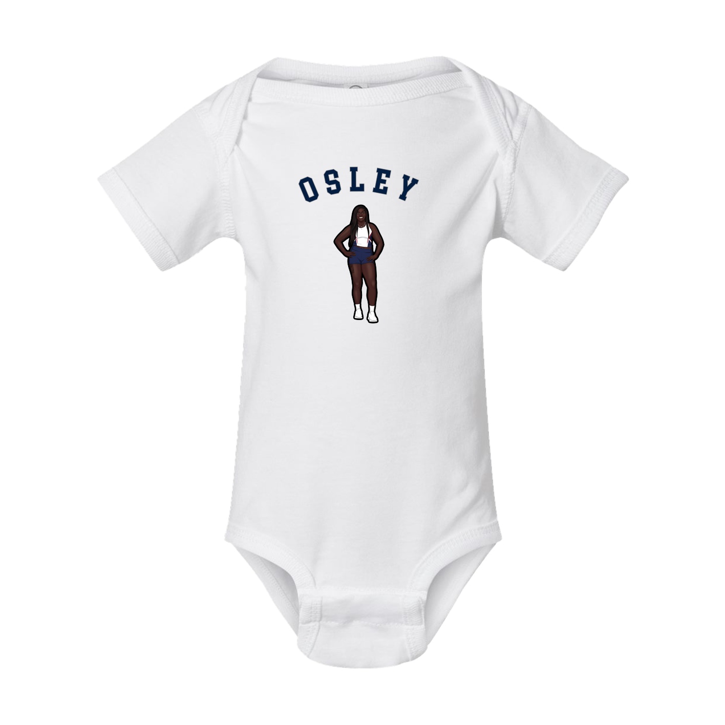 Baby Onesie — Shirsey Arch in White