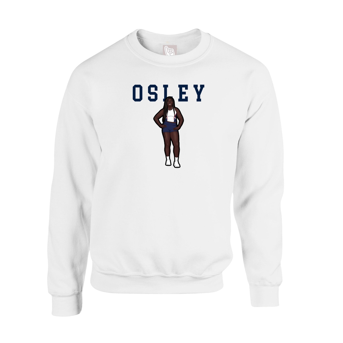Fleece Crew — Shirsey in White