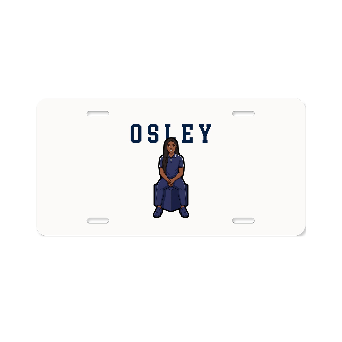 License Plate — Shirsey in Classic